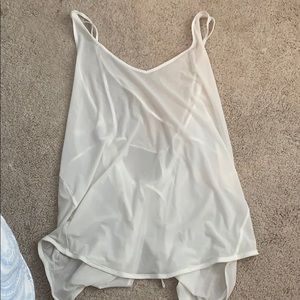 Lululemon White camisole layering tank